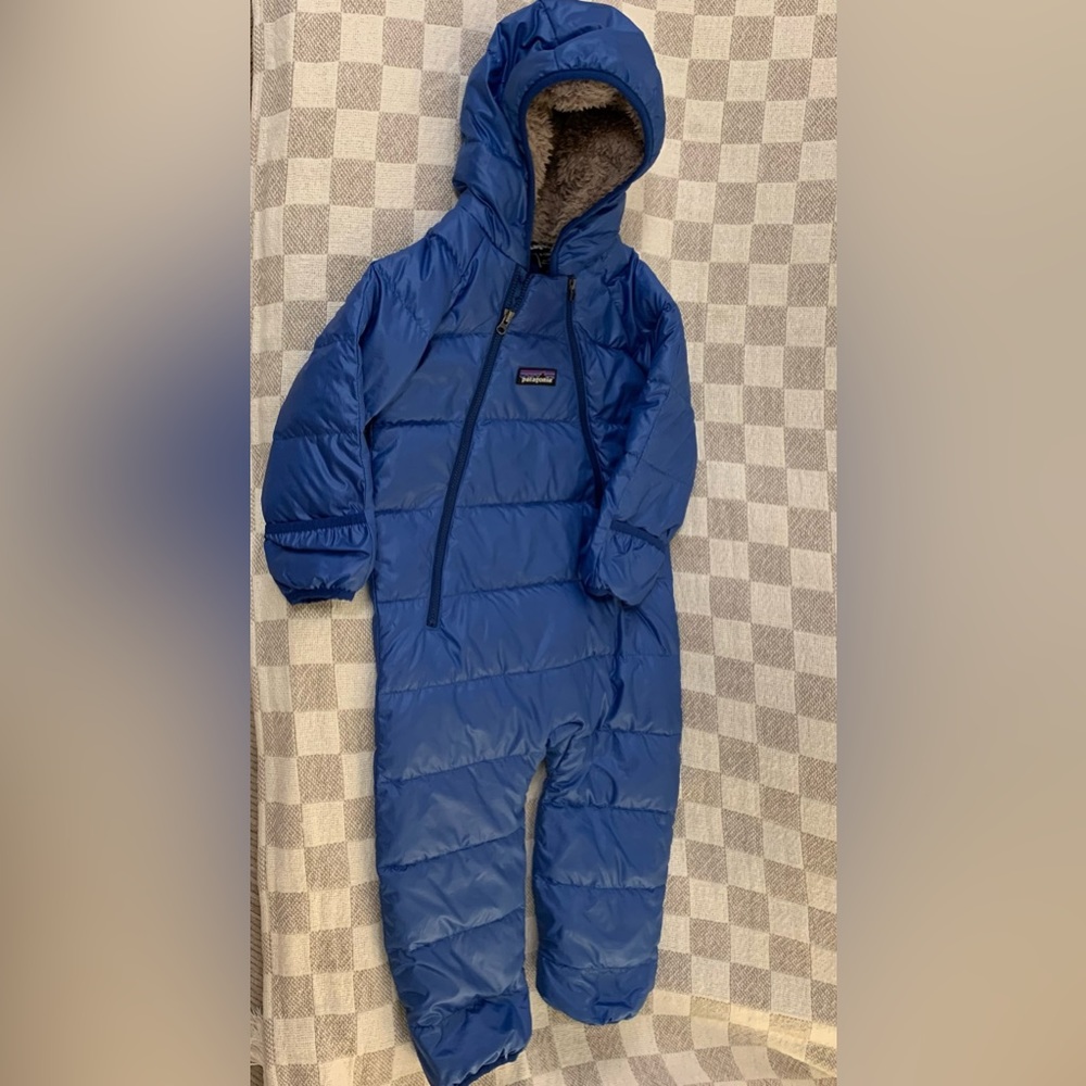 Patagonia baby snowsuit, 6-12 months